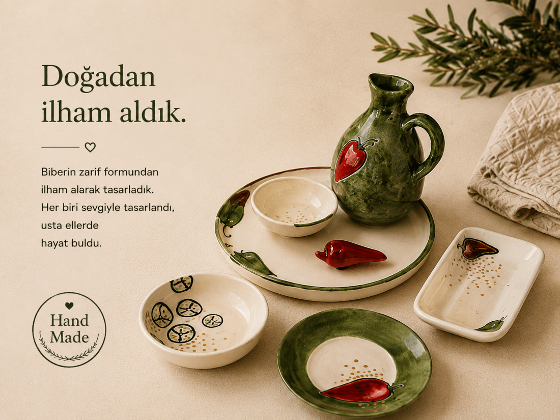 Hand Made Seramik Kahvaltı Takımı