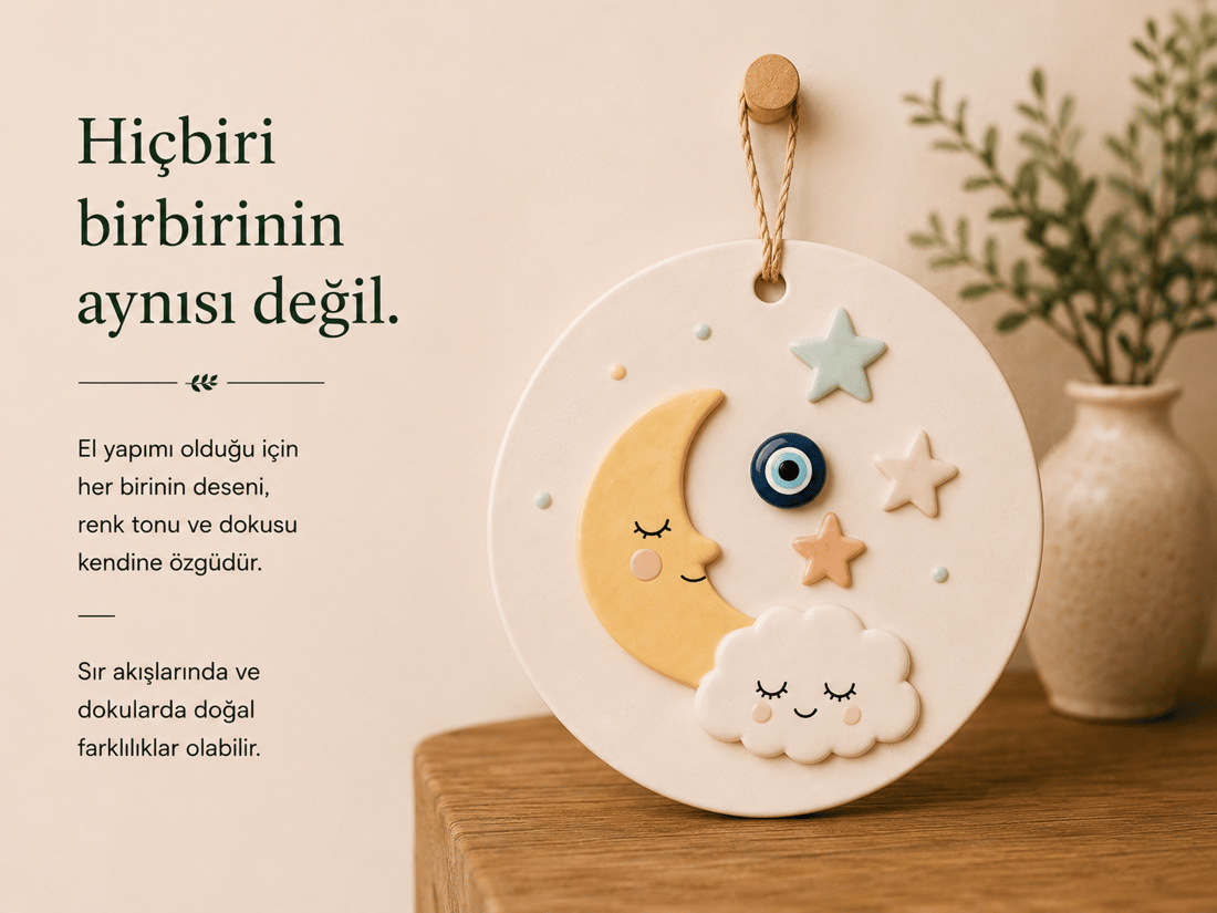 Seramik Bebek Odası Duvar Süsü