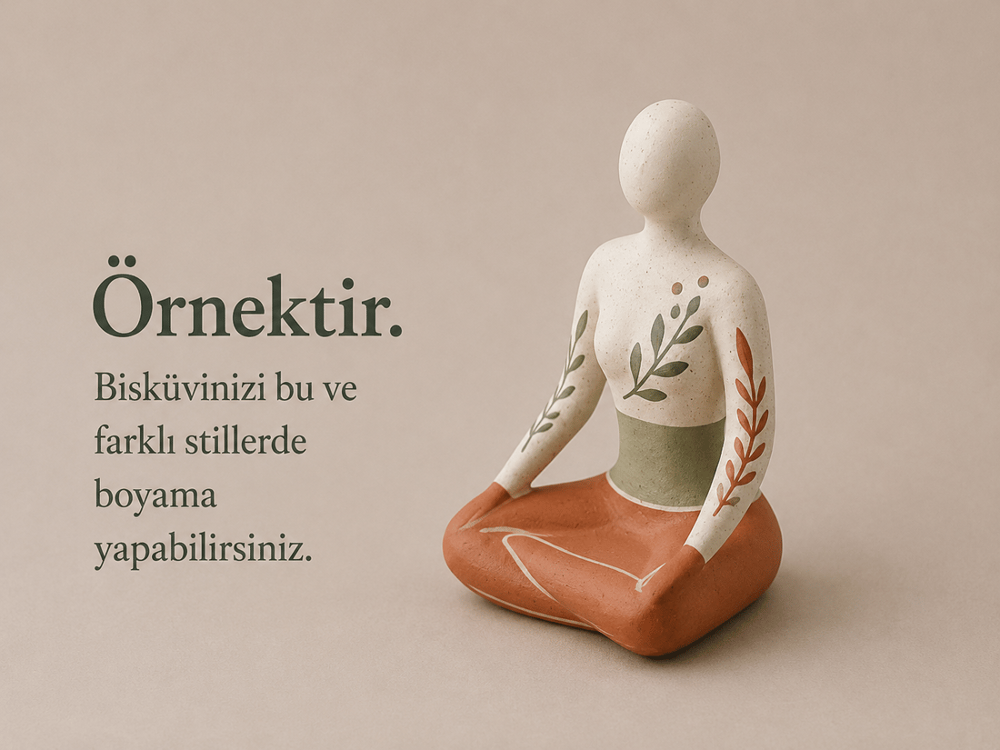Seramik Bisküvi Yoga Biblo Mumluk Tütsülük