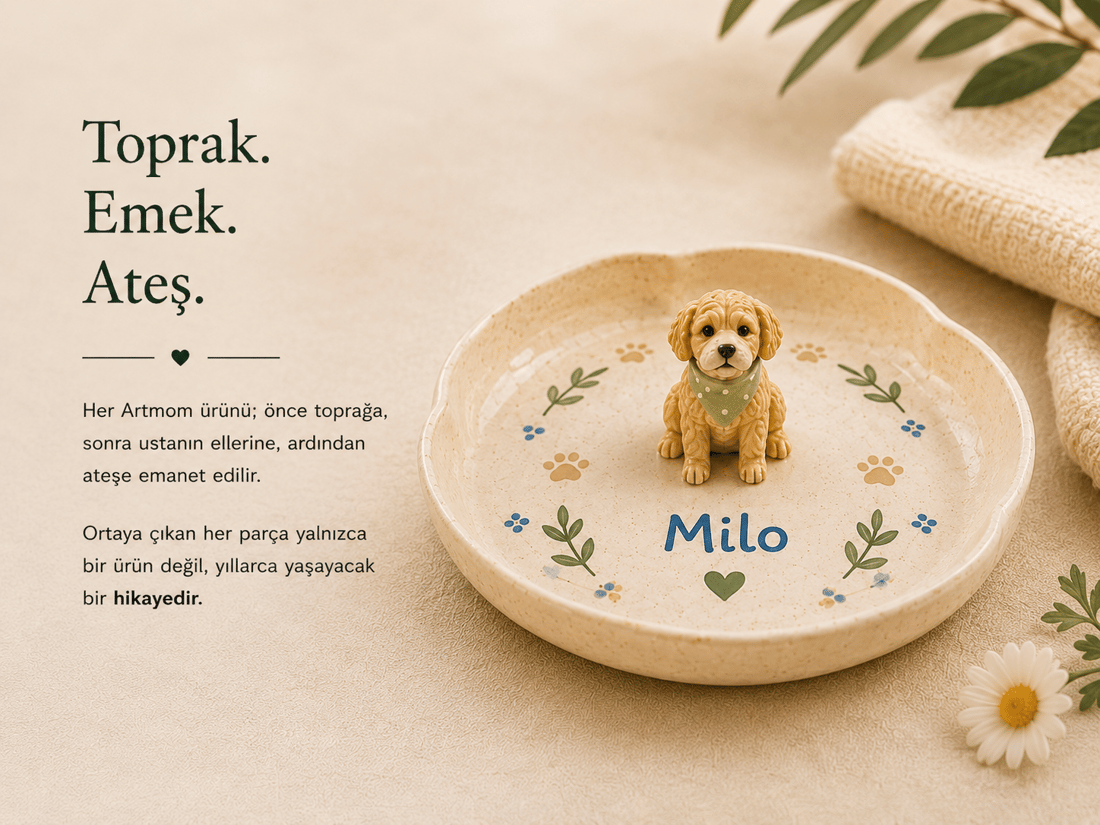 seramik handmade mama kabı