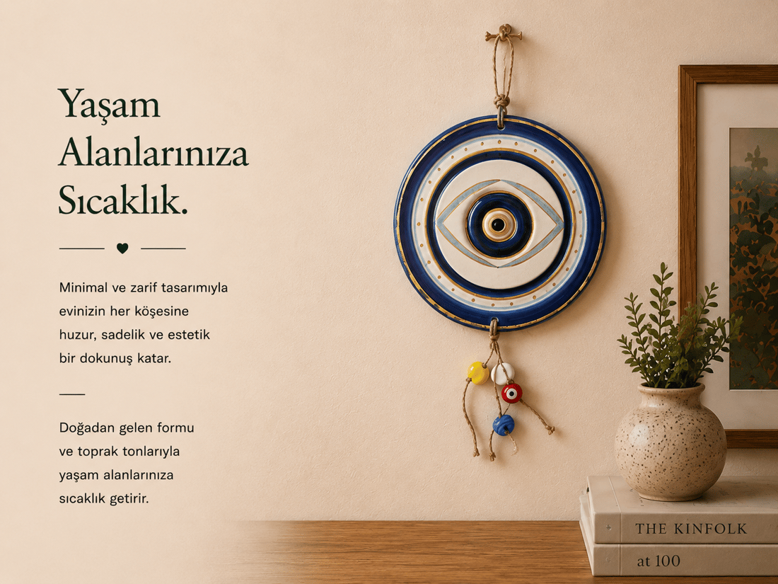 Seramik Nazar Boncuğu Yuvarlak