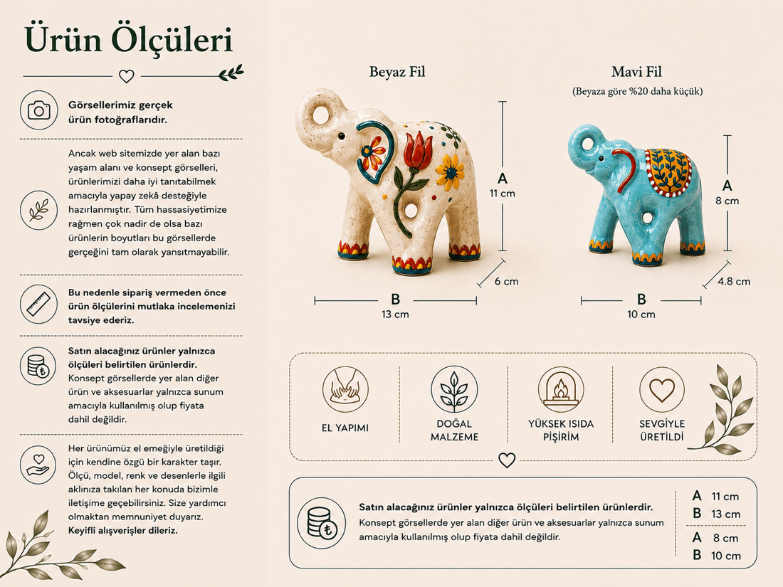 Seramik Şans Filleri