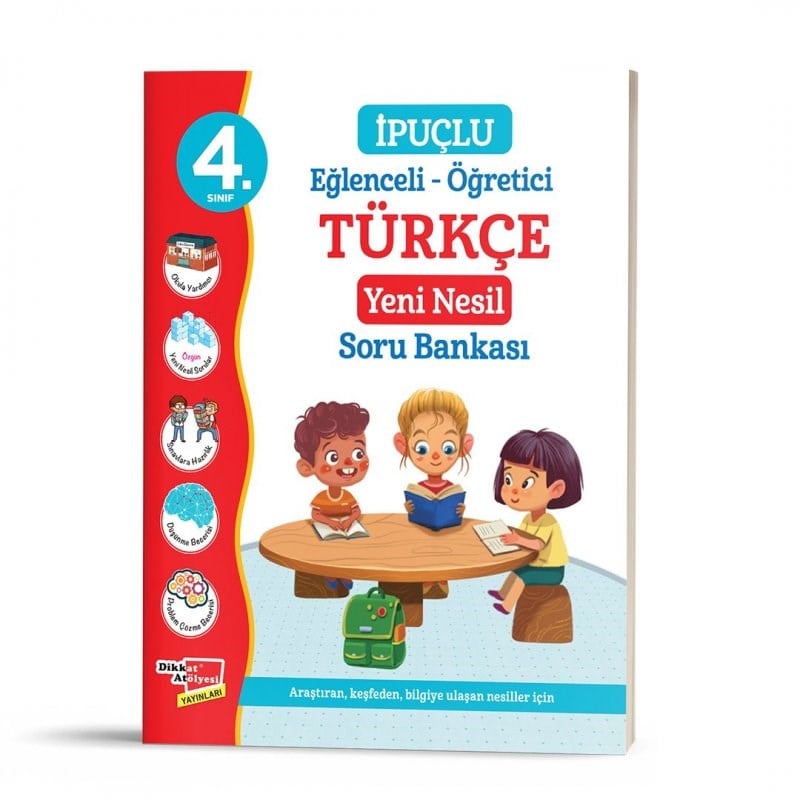 4. Sınıf İpuçlu Yeni Nesil Soru Bankası 4'lü Set