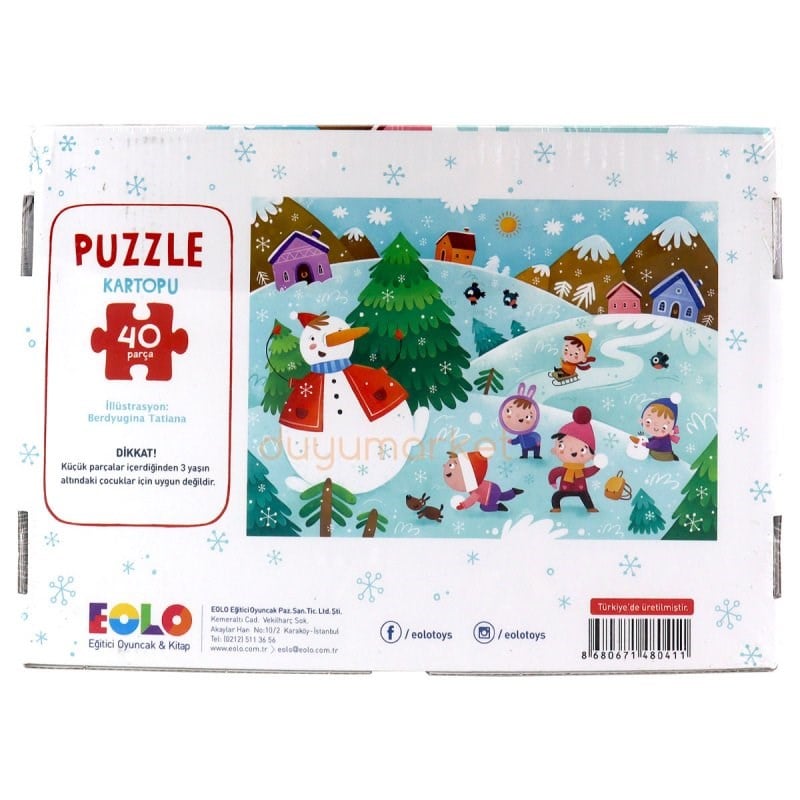 40 Parça Puzzle - Kartopu