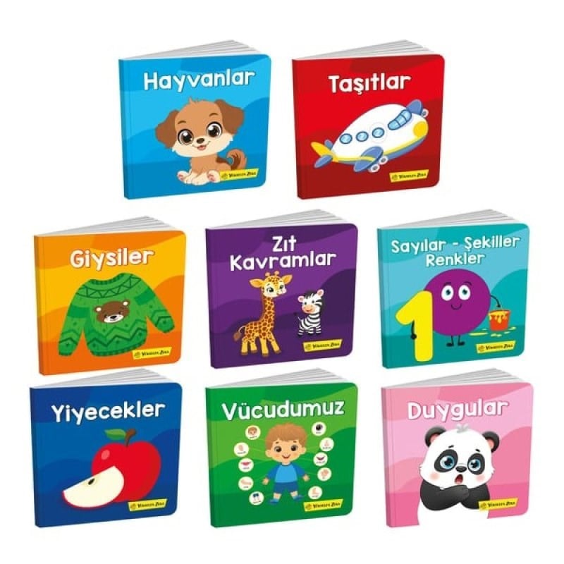 6-24 Ay Zeki Bebek Kütüphanesi 8'li Set