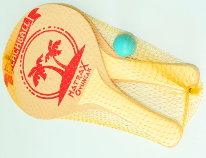 Ahşap Beachball Raket
