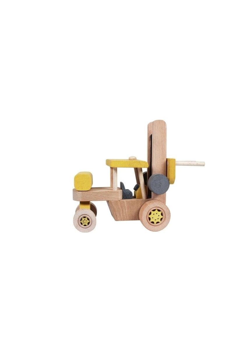 Ahşap Forklift - Sarı