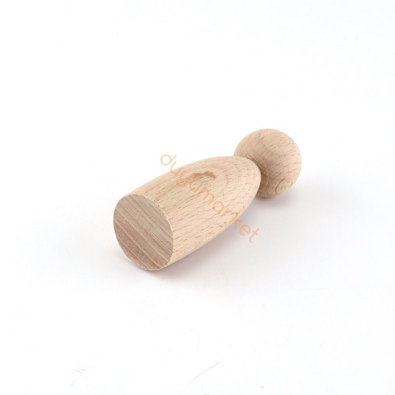 Ahşap Peg Bebek (7 Cm)