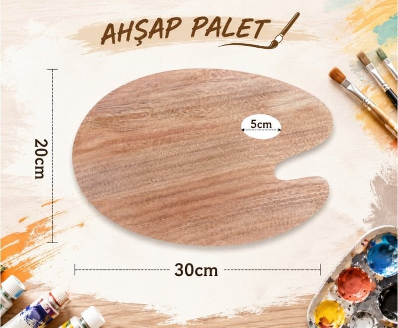 Ahşap Resim Paleti