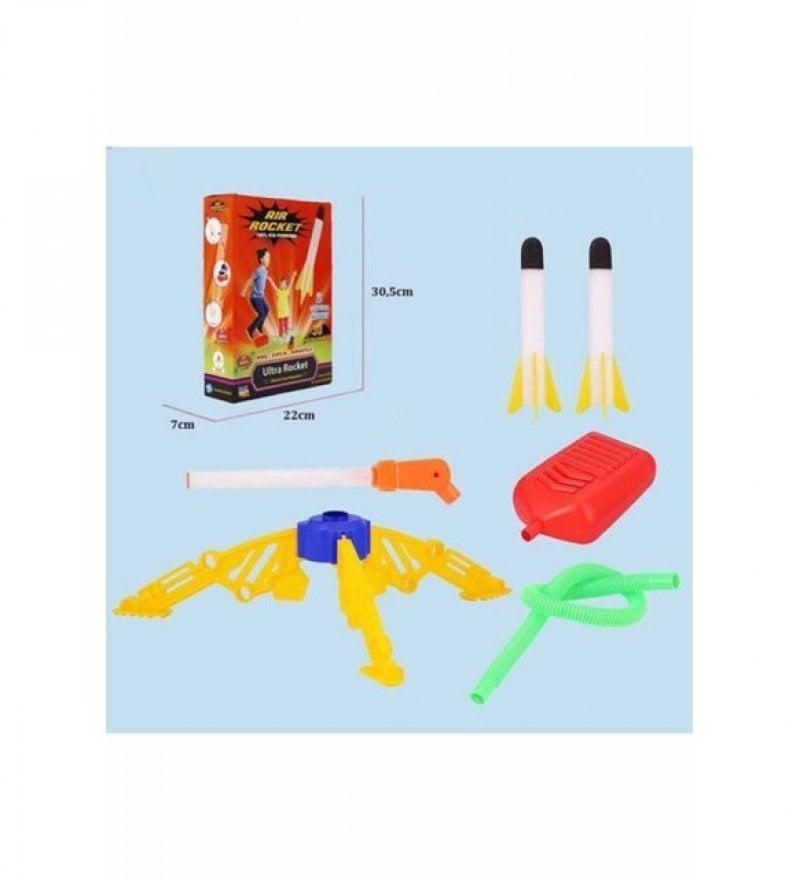 Air Rocket - Koş Zıpla Roketle - 1 Roket Rampalı