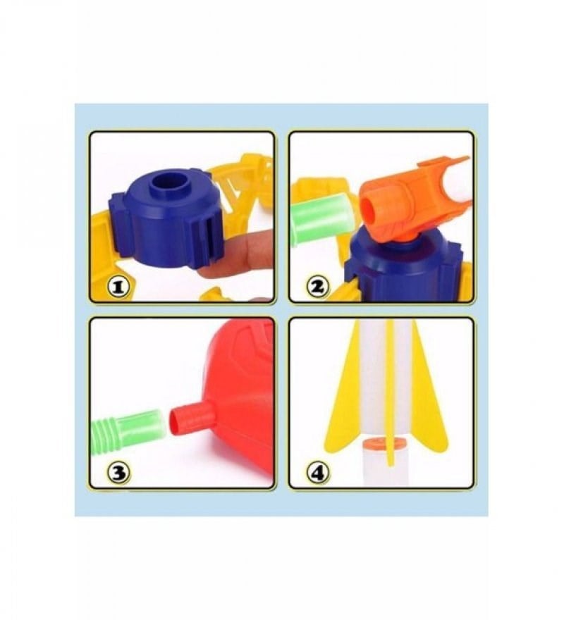 Air Rocket - Koş Zıpla Roketle - 1 Roket Rampalı