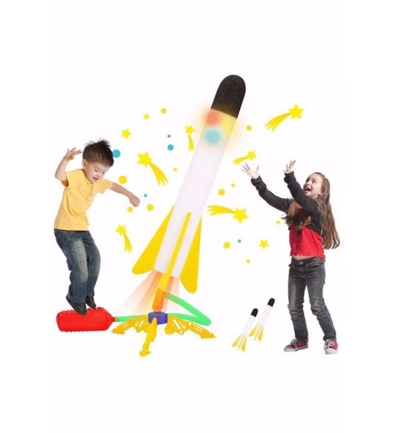 Air Rocket - Koş Zıpla Roketle - 1 Roket Rampalı