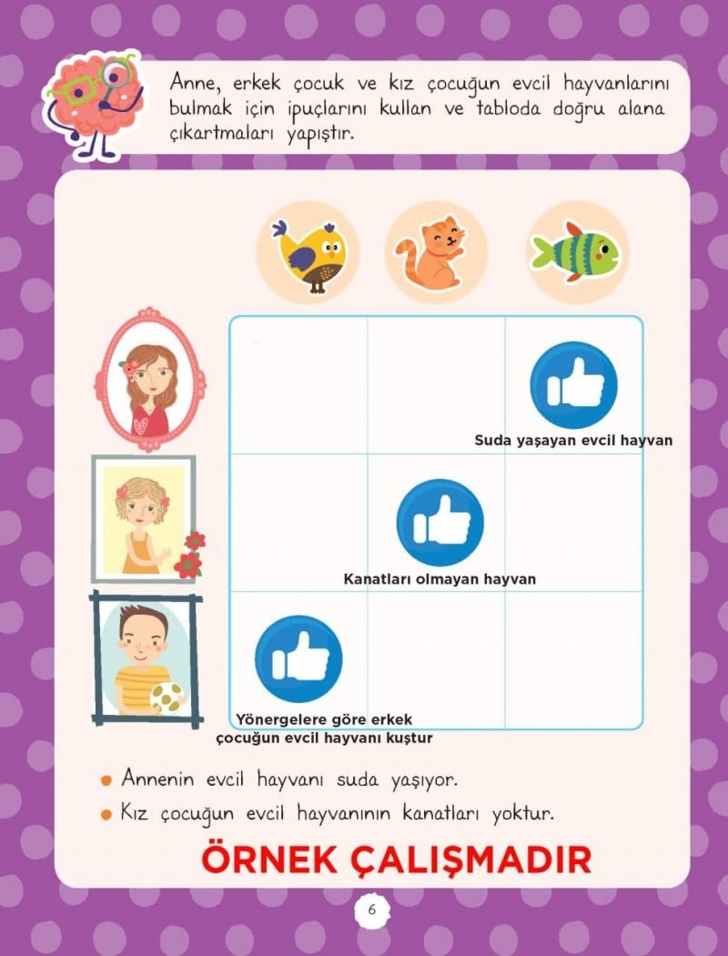 Akıl Yürütme Ve Mantıksal Düşünme Becerisi Etkinlikleri 4-7 Yaş
