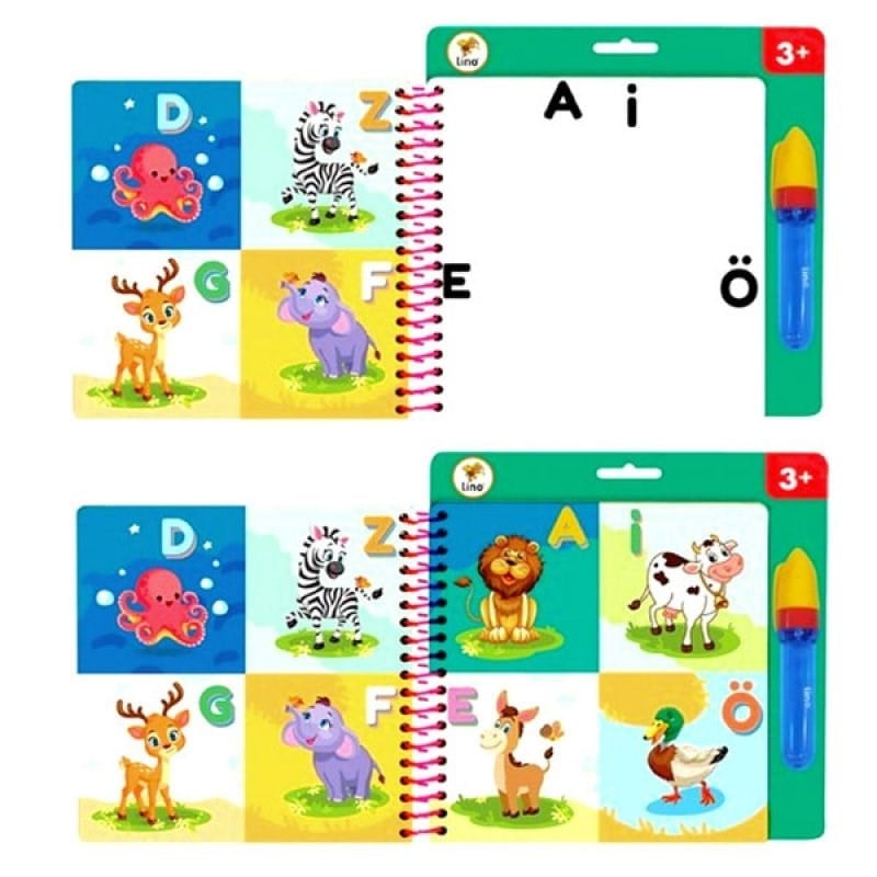 Aqua Magic Book Sihirli Boyama Kitabı - Eğlenelim Öğrenelim