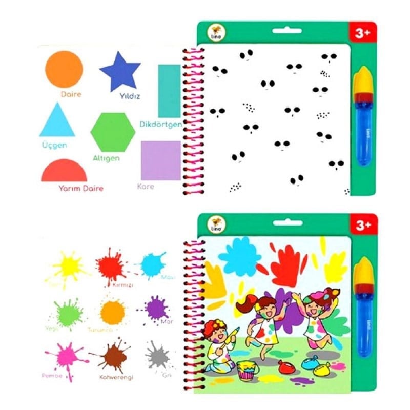 Aqua Magic Book Sihirli Boyama Kitabı - Eğlenelim Öğrenelim