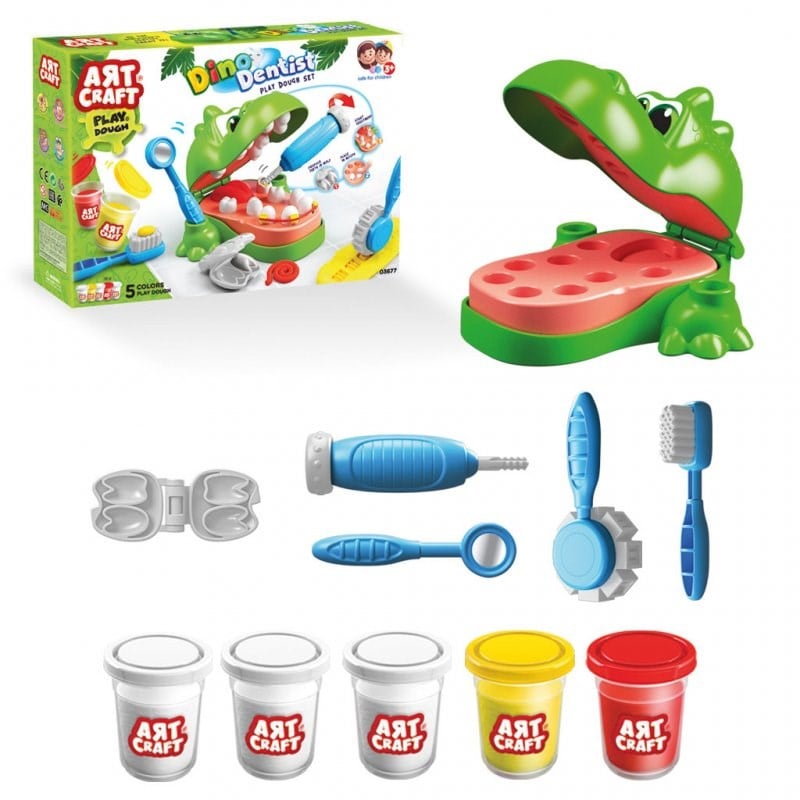 Art Craft Dino Dişçi Hamur Seti