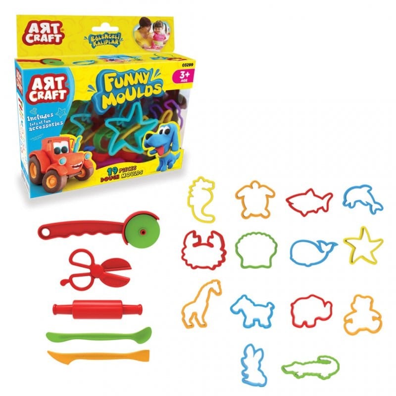 Art Craft Eğlenceli Kalıplar 19 Parça