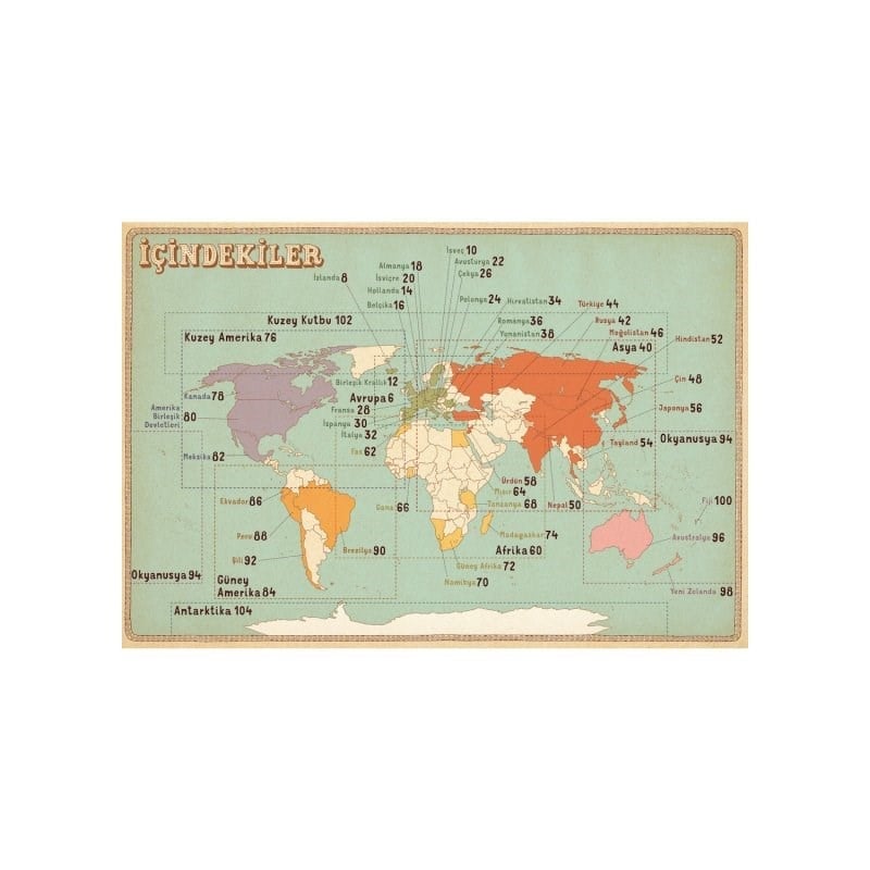 Atlas - Kıtalar Denizler Kültürler Arası Yolculuk Rehberi