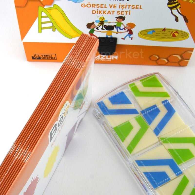 Bee Smart Görsel Ve İşitsel Dikkat Seti 3-4 Yaş- Okul Öncesi Dikkat Geliştirme Eğitimi