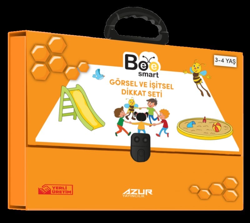 Bee Smart Görsel Ve İşitsel Dikkat Seti 3-4 Yaş- Okul Öncesi Dikkat Geliştirme Eğitimi