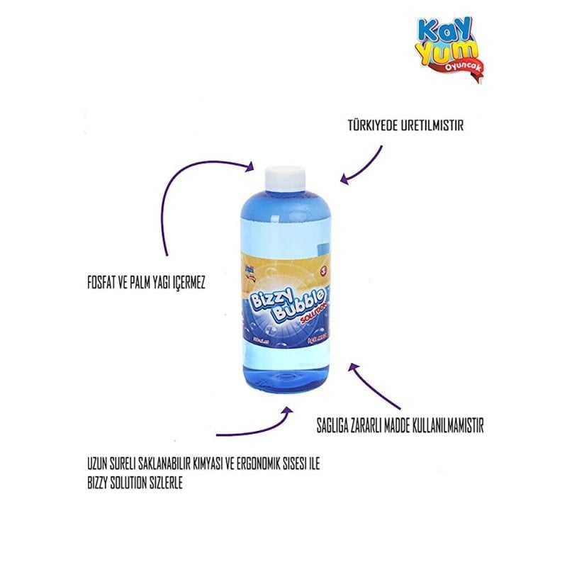 Bizzy Bubble 500 Ml Yedek Baloncuk Köpüğü (1adet)