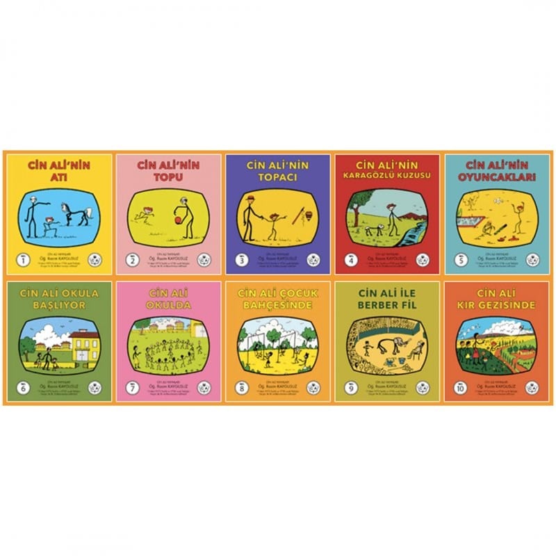 Cin Ali Hikaye Kitapları Serisi 10 Kitap