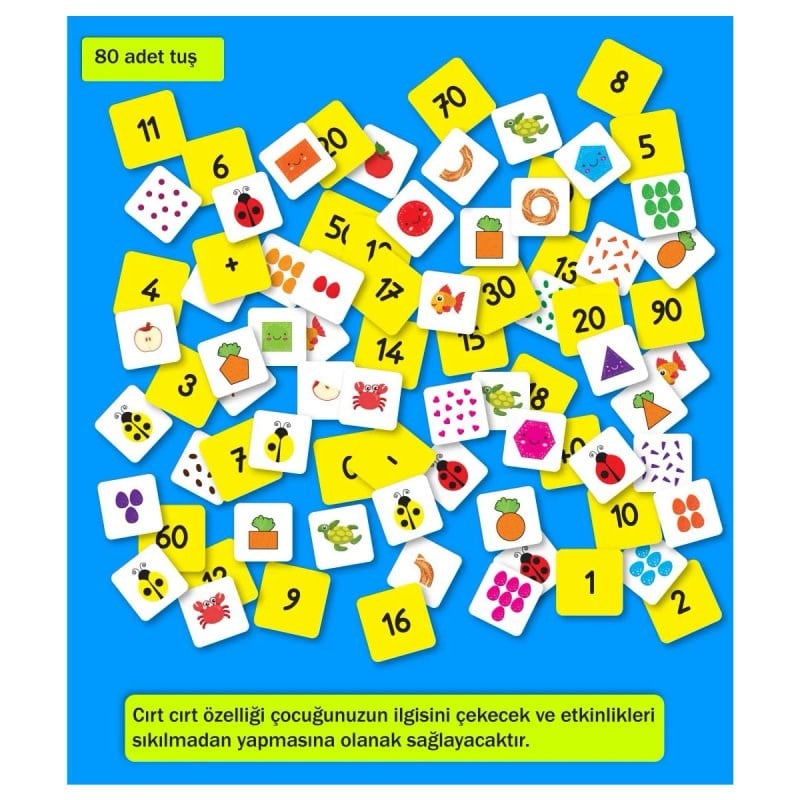 Cırt Cırtlı Matematik Etkinlik Kitabım 3-6 Yaş