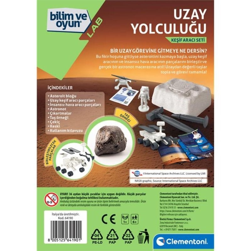 Clementoni Bilim Ve Oyun Uzay Yolculuğu - 64190