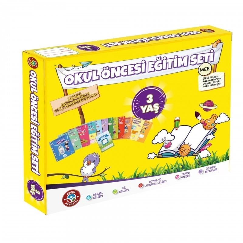 Çocuk Akademi Okul Öncesi Eğitim Seti – 3 Yaş