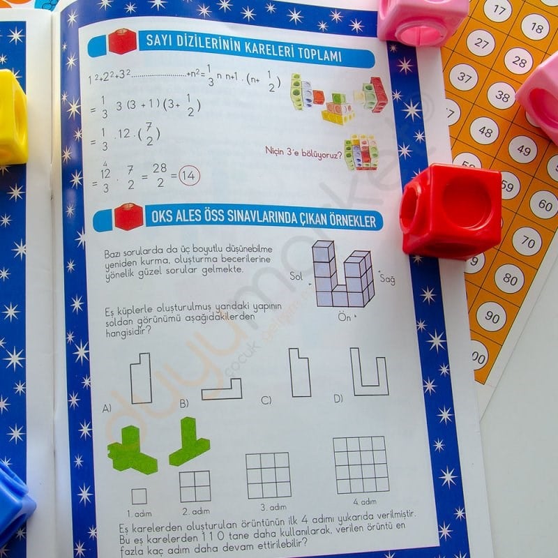 Çok Amaçlı Matematik Küpleri (105 Parça)