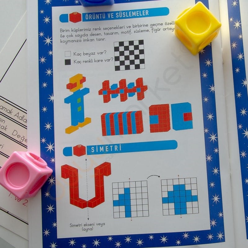 Çok Amaçlı Matematik Küpleri (105 Parça)