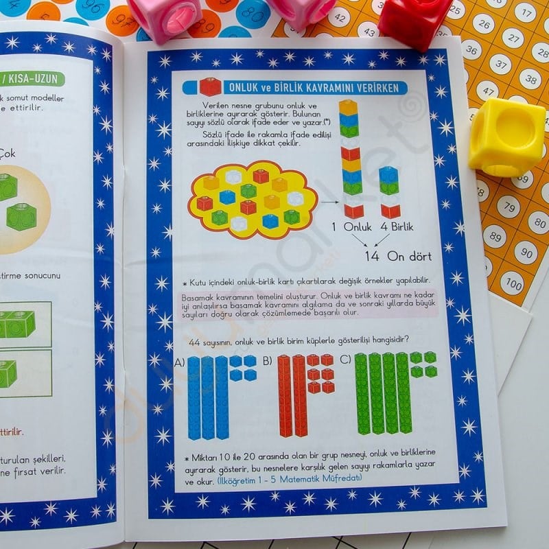 Çok Amaçlı Matematik Küpleri (105 Parça)