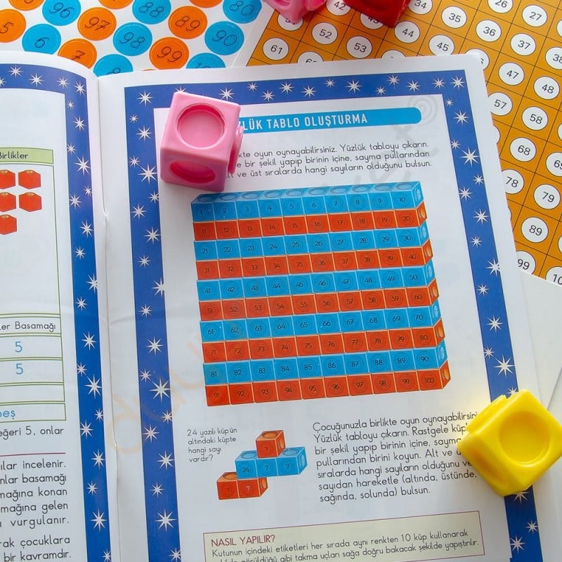 Çok Amaçlı Matematik Küpleri (105 Parça)
