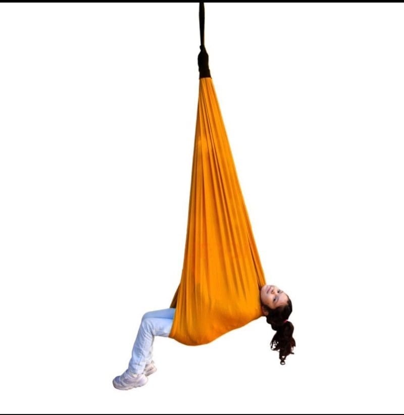 Cuddle Swing Turuncu ( Sarılan Duyu Salıncağı) - Orijinal Sandy Kumaş