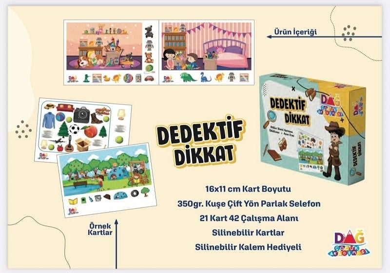 Dedektif Dikkat Ve Görsel Algı Oyunu