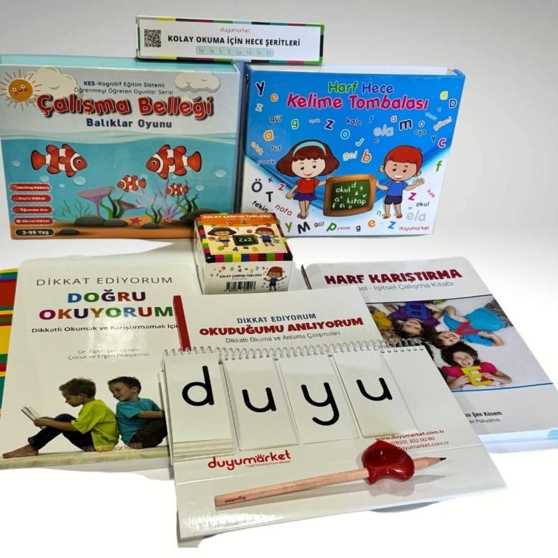 Des Disleksi Eğitim Seti – Doğru Okuma, Harf Ve Hece Çalışmaları İçin Tüm Set