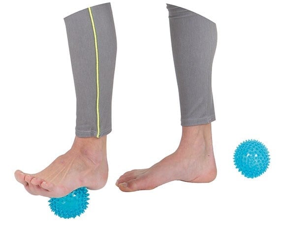 Dikenli Duyu Topu Çap 9 Cm Yeşil