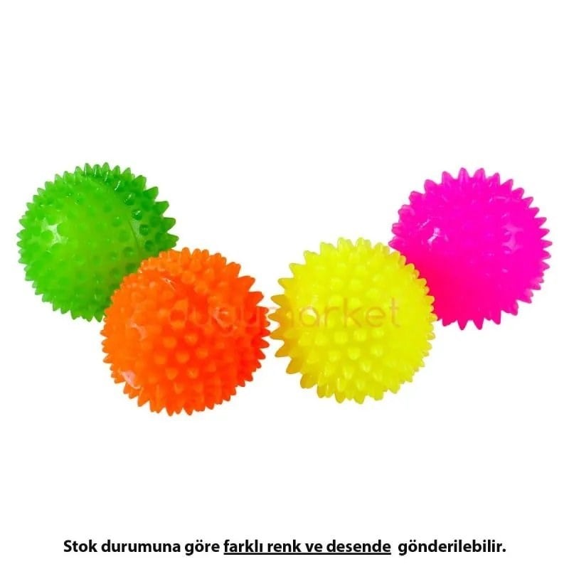 Dikenli Işıklı Sesli Top