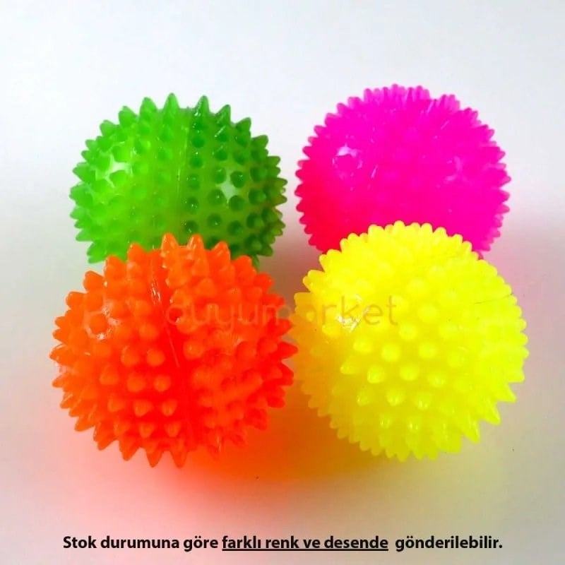 Dikenli Işıklı Sesli Top