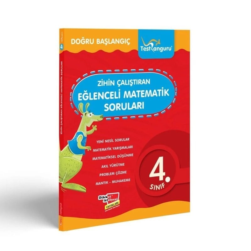 Dikkat Atölyesi 4. Sınıf Zihin Çalıştıran Eğlenceli Kanguru Matematik Soruları