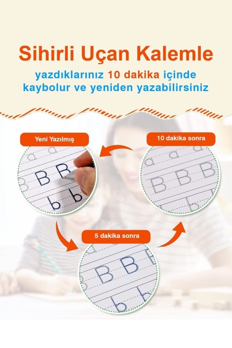 Dikkat Atölyesi Oluklu Alfabe Kitabı – 3-6 Yaş- Okul Öncesi Alfabe Ve Çizgi Çalışmaları