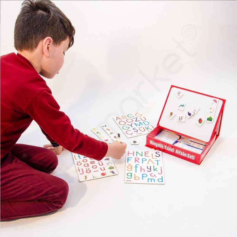 Diytoy Manyetik Tablet - Yazı Tahtası Alfabe