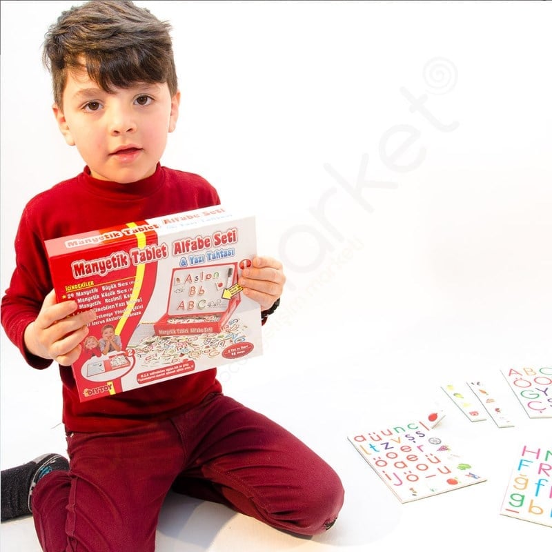 Diytoy Manyetik Tablet - Yazı Tahtası Alfabe