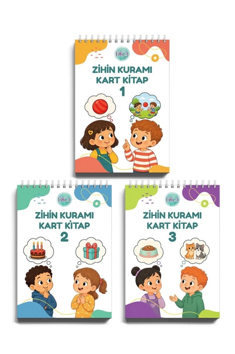 Dka Yayınları Zihin Kuramı Kart Kitap Seti – 3 Kitap / 123 Etkinlik