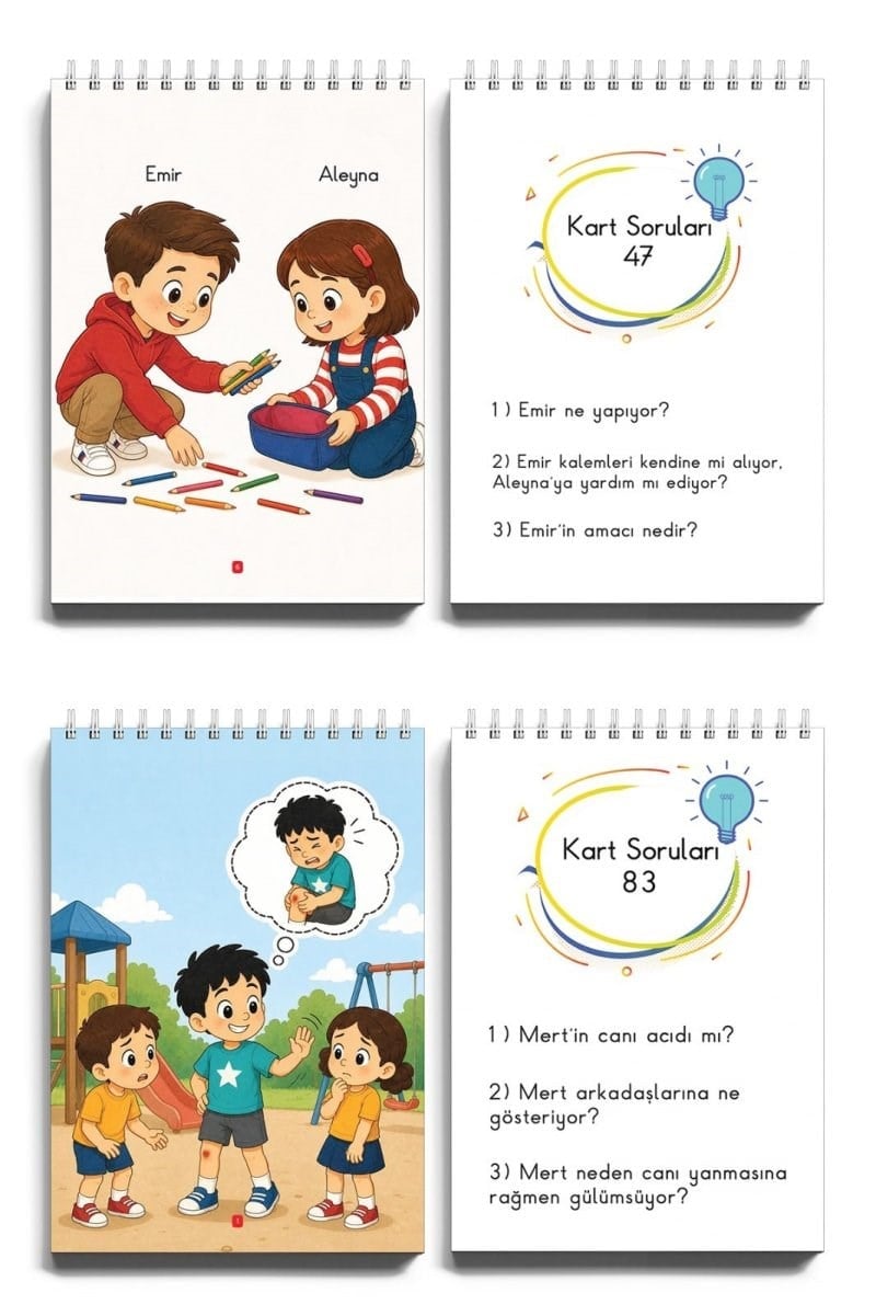 Dka Yayınları Zihin Kuramı Kart Kitap Seti – 3 Kitap / 123 Etkinlik