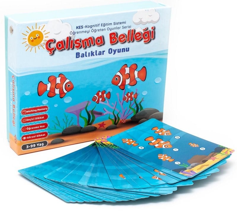 Duyumarket Çalışma Belleği Ve Dikkat Geliştirme Oyunu - Balıklar