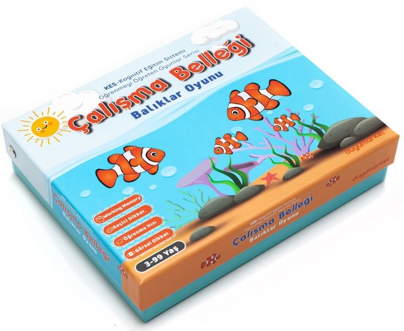 Duyumarket Çalışma Belleği Ve Dikkat Geliştirme Oyunu - Balıklar