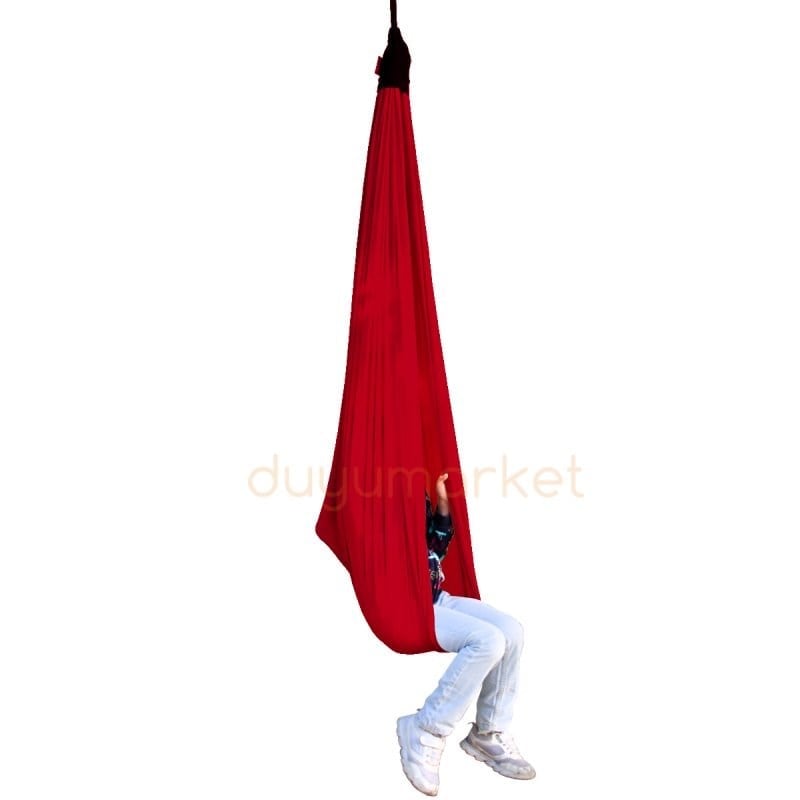 Duyumarket Cuddle Swing Kırmızı (Sarılan Duyu Salıncağı) - Orijinal Sandy Kumaş