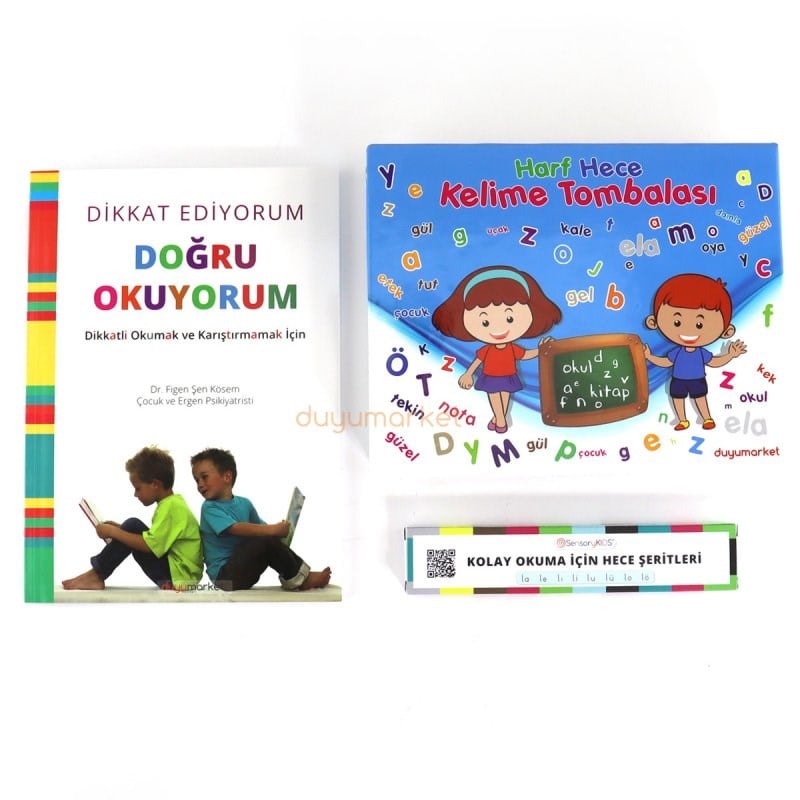 Duyumarket Okumayı Öğrenme Seti- Okuma Yazma Başlangıç Ve Gelişim Materyalleri