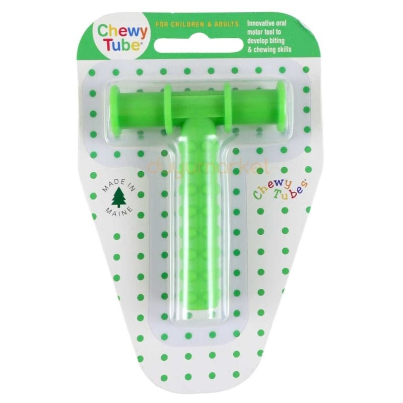 Duyumarket Orijinal Chewy Tubes - Knobby Green Çiğneme Tüpü
